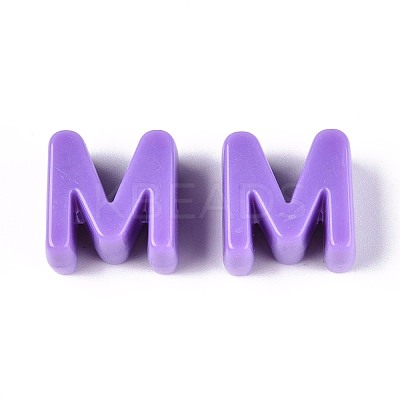 Opaque Acrylic European Beads OACR-M027-01M-05-1