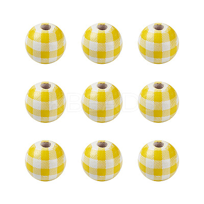 Natural Wooden Beads WOOD-TAC0010-05G-1