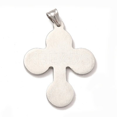 304 Stainless Steel Religion Big Pendants STAS-E184-21P-1