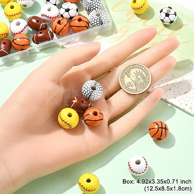 DIY Sports Natural Wood & Jute Cord Pendant Decoration Making Kits WOOD-YW0010-55-1