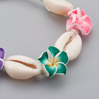 Cowrie Shell Anklets/Bracelets X-AJEW-AN00243-1