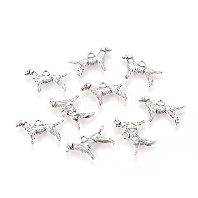 Tibetan Style Alloy Puppy Pendants X-LF9881Y-1