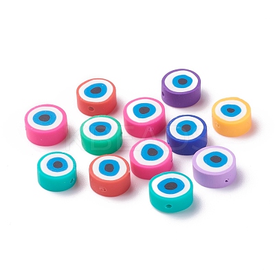 Handmade Polymer Clay Beads CLAY-I010-10-1