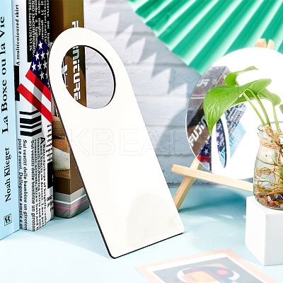 Unfinished Natural Wood Door Knob Hangers DIY-CN0001-16-1