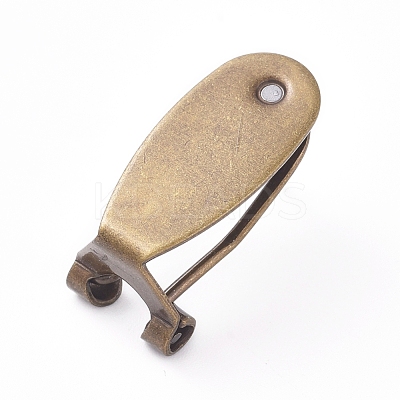 Brass Stud Earring Findings KK-L195-01AB-NF-1