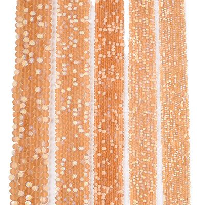 Transparent Glass Beads Strands EGLA-A044-T6mm-MB23-1