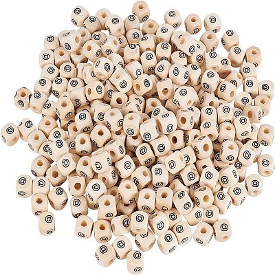 Maple Natural Wood European Beads WOOD-FH0001-41-1