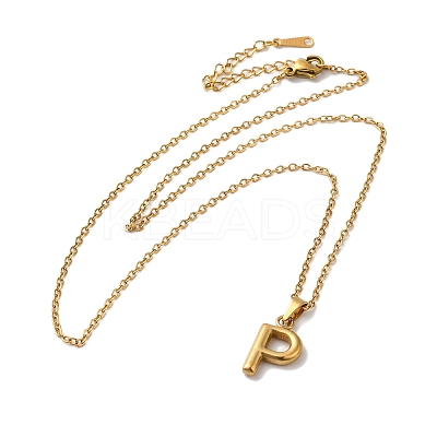 PVD Vacuum Plating 201 Stainless Steel Necklaces NJEW-H033-01G-P-1