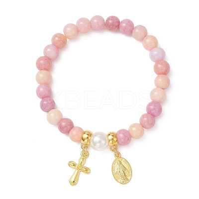 Alloy Charm Bracelets BJEW-JB13311-1