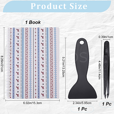 Sticker Collecting Loose-leaf A5 Spiral Bound Notebook AJEW-CP0007-84F-1