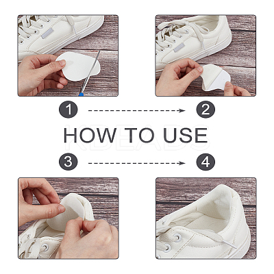 6 Bags 6 Colors Cloth Shoe Heel Repair Patch AJEW-DR0001-95-1