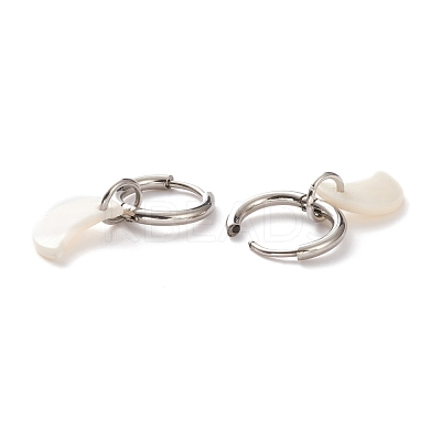 304 Stainless Steel Huggie Hoop Earrings EJEW-JE04404-02-1