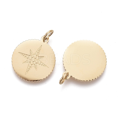 Ion Plating(IP) 304 Stainless Steel Pendants STAS-H100-39G-1