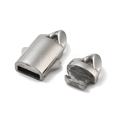 304 Stainless Steel Bayonet Clasps STAS-V008-28P-1