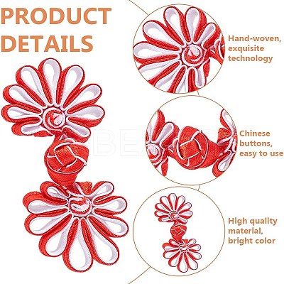12Pcs 12 Colors Satin Buttons FIND-FG0003-85-1