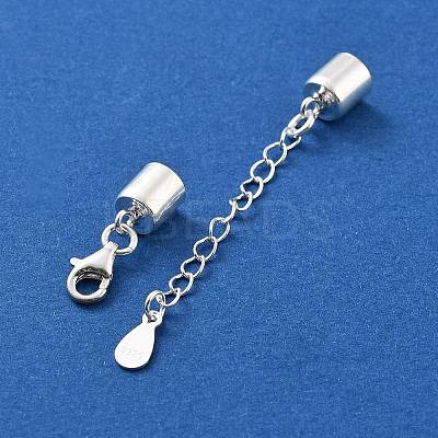 925 Sterling Silver Curb Chain Extender STER-G039-02D-S-1