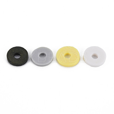 4 Colors Handmade Polymer Clay Beads CLAY-N011-032-02-1
