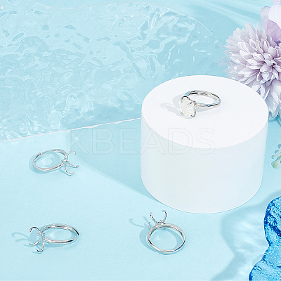 4Pcs Adjustable Brass Ring Components FIND-BBC0002-51A-1