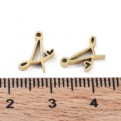 304 Stainless Steel Charms STAS-M327-02G-A-1
