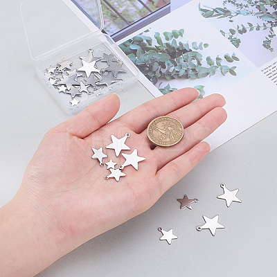304 Stainless Steel Charms STAS-CJ0001-51-1