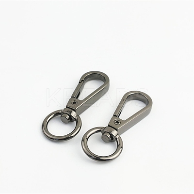 Teardrop Alloy Swivel Clasps PURS-PW0001-428B-1