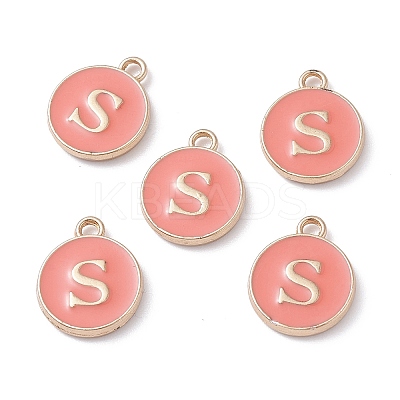 (Defective Closeout Sale Border damaged) Golden Plated Alloy Enamel Charms ENAM-XCP0001-20S-1