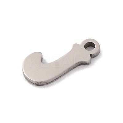 Non-Tarnish 201 Stainless Steel Charms STAS-U016-01P-J-1