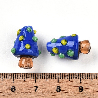 Handmade Lampwork Bumpy Beads LAMP-T022-02A-02-1