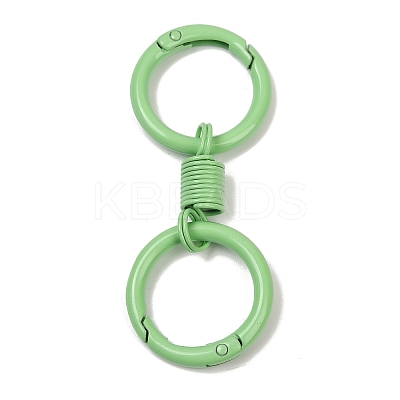 Alloy Spring Gate Clasps PALLOY-Q009-01G-1