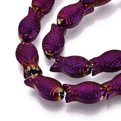 Electroplate Glass Beads Strands EGLA-T025-03B-1