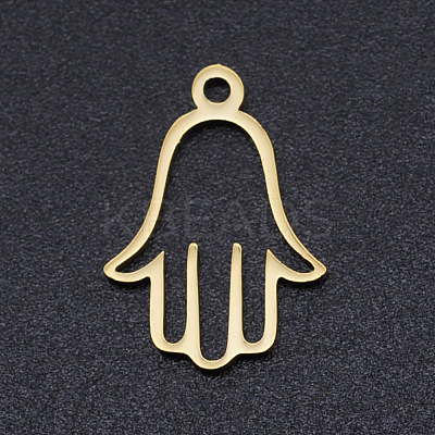 201 Stainless Steel Laser Cut Pendants STAS-S105-T922-2-1