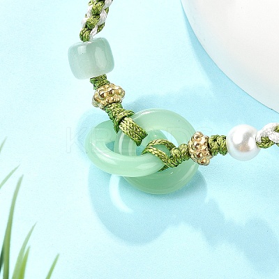 Resin Brainded Bead Bracelets LS-BJEW-L701-03-1