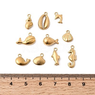Ocean Theme 201 Stainless Steel Pendants STAS-F348-01A-G-1
