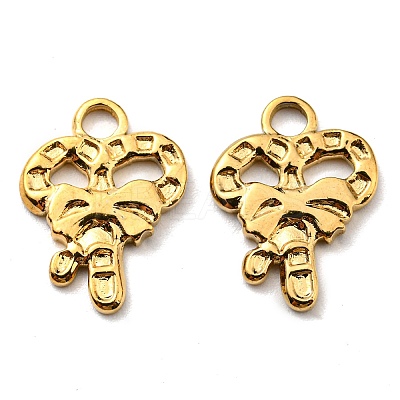 Ion Plating(IP) 304 Stainless Steel Charms STAS-Q248-04G-1