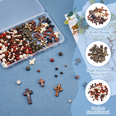 DIY Cross Jewelry Making Findings Kits DIY-DC0002-93-1