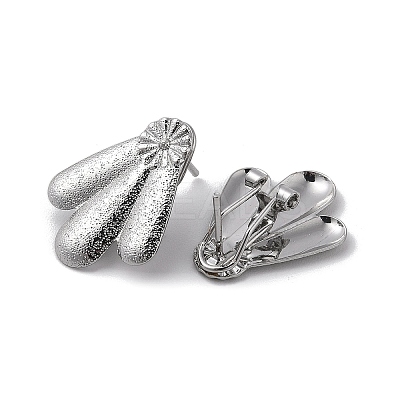 Tarnish Resistant 304 Stainless Steel Stud Earrings for Women and Men EJEW-Q381-02B-P-1