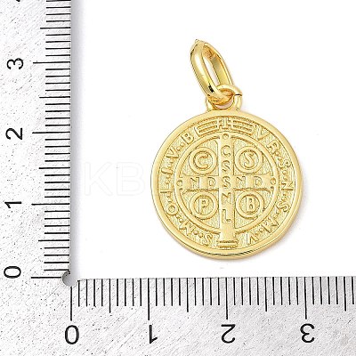 Brass Micro Pave Cubic Zirconia Pendants KK-A241-04G-1
