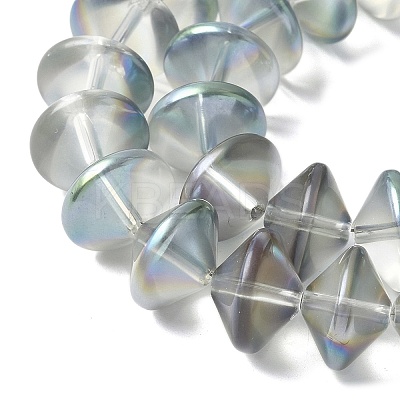 Electroplate Glass Beads Strands EGLA-G038-01A-HP01-1