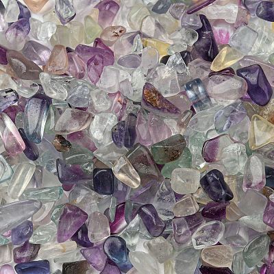 Natural Green Fluorite Chip Beads LS-X-G-M364-06-1