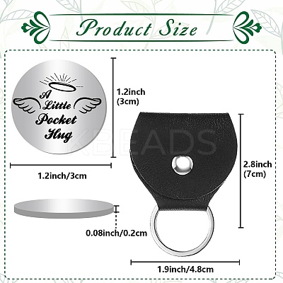 201 Stainless Steel Commemorative Coin AJEW-CN0002-35D-1