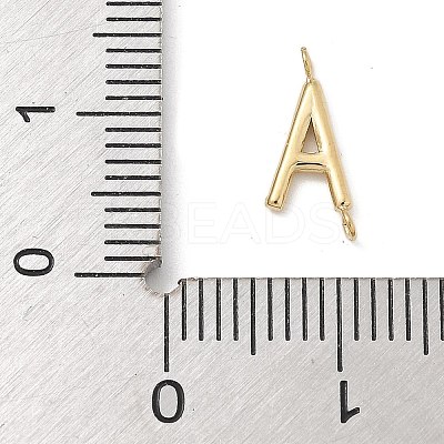 304 Stainless Steel Letter Connector Charms STAS-M108-01G-01-1
