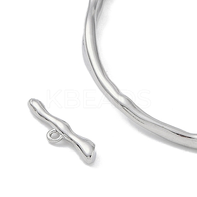 Brass Toggle Clasps KK-U020-07P-1