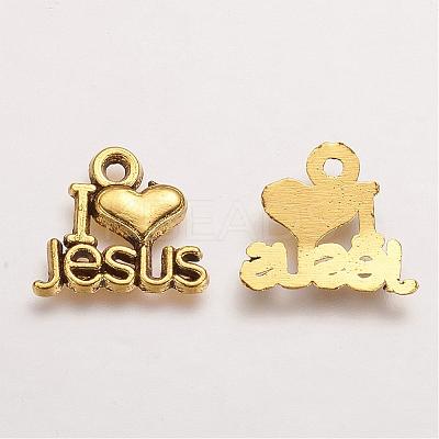 Tibetan Style Alloy Pendants PALLOY-2390-AG-LF-1