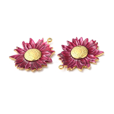 Real 18K Gold Plated 304 Stainless Steel Pendants STAS-A084-29G-07-1