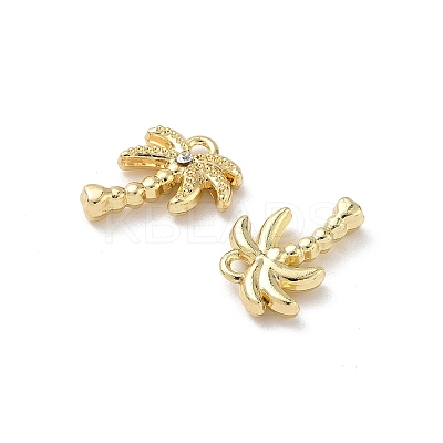 Alloy Rhinestone Pendants FIND-L024-04G-1