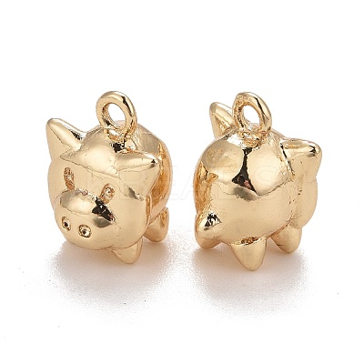 Rack Plating Brass Pendants KK-E267-05LG-1