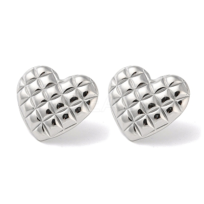 Non-Tarnish 304 Stainless Steel Stud Earrings LS-EJEW-G367-07P-1