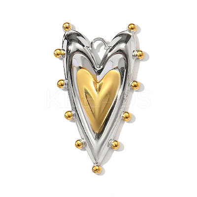 304 Stainless Steel Pendants STAS-OY002-75G-1