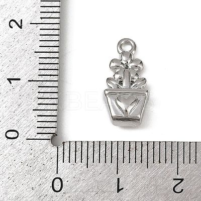 Brass Pave Clear Cubic Zirconia Pendants LS-KK-L238-08P-1