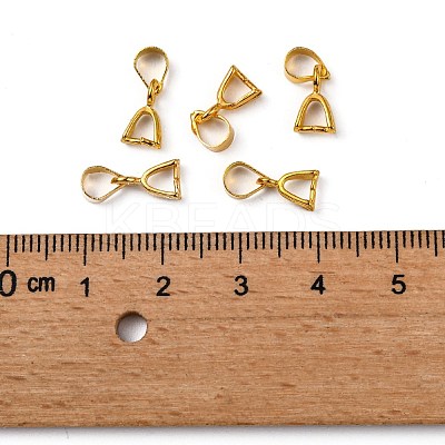 Brass Ice Pick Pinch Bails KK-KK06-G-1